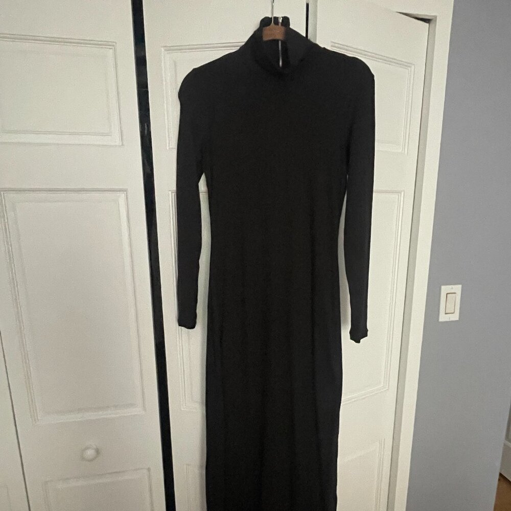 BUMPSUIT maternity long sleeve maxi turtleneck dress (Medium)
